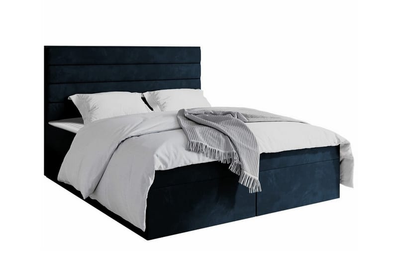 Bandon Sengeramme 180x200 cm - Mørkeblå - Møbler - Senge - Sengeramme & sengestel