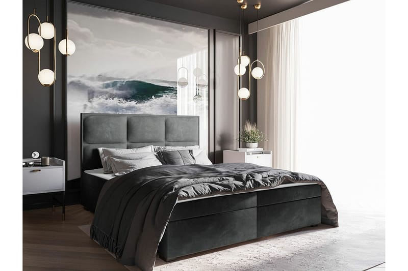 Bandon Sengeramme 180x200 cm - Mørkegrå - Møbler - Senge - Sengeramme & sengestel