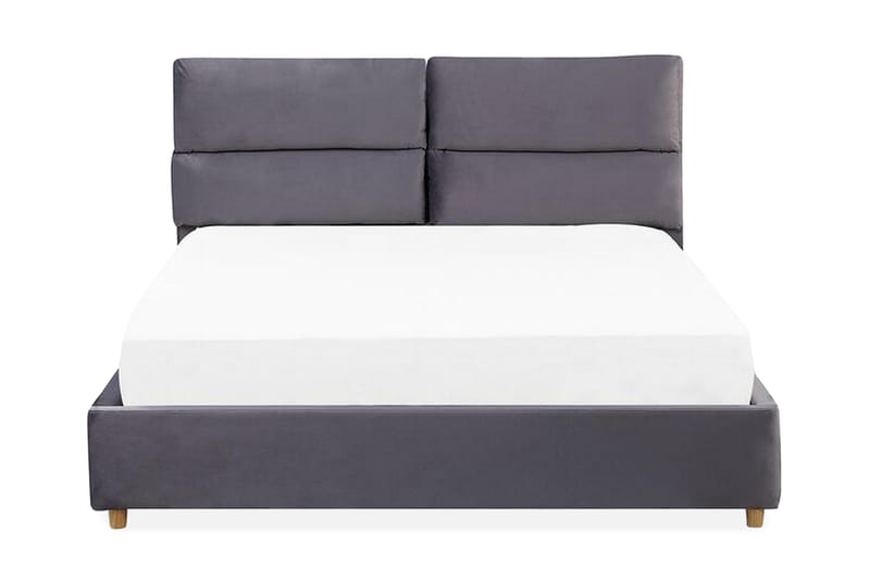 Batilly Dobbeltseng 140x200 cm med Opbevaring - Grå - Møbler - Senge - Sengeramme & sengestel