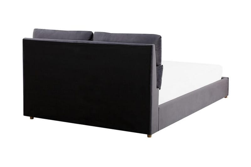 Batilly Dobbeltseng 140x200 cm med Opbevaring - Grå - Møbler - Senge - Sengeramme & sengestel