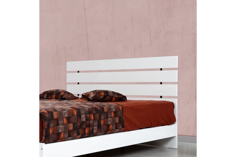 Bielany Sengeramme 145x205 cm Hvid - Hvid - Møbler - Senge - Sengeramme & sengestel