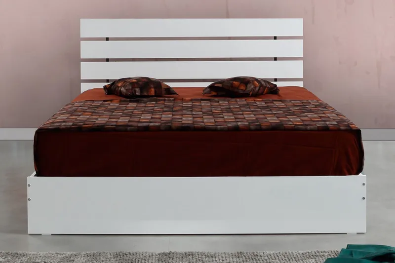 Bielany Sengeramme 145x205 cm Hvid, Hvid