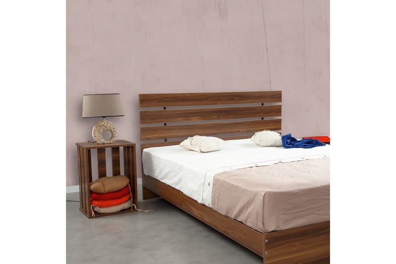 Bielany Sengeramme 165x205 cm Mørkebrun  Mørkebrun - Mørkebrun - Møbler - Senge - Sengeramme & sengestel