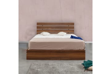 Bielany Sengeramme 185x205 cm Mørkebrun - Mørkebrun - Møbler - Senge - Sengeramme & sengestel