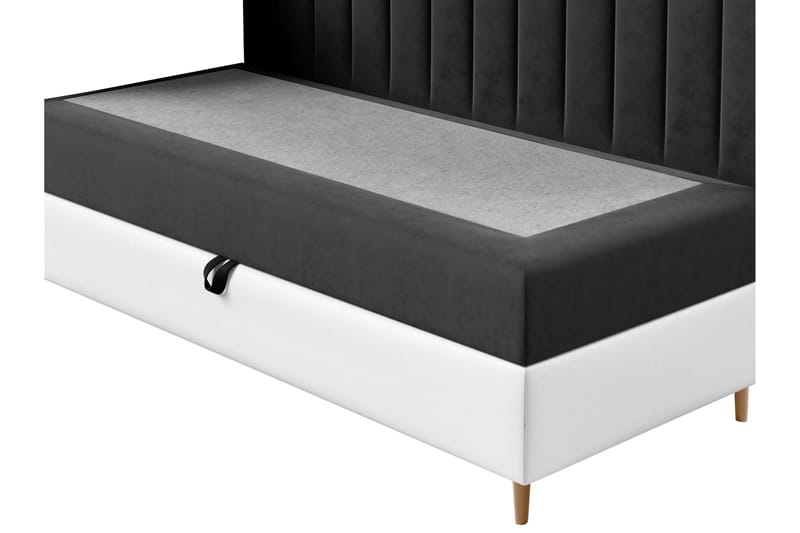 Boisdale Sengeramme 100x200 cm - Beige/Hvid - Møbler - Senge - Sengeramme & sengestel