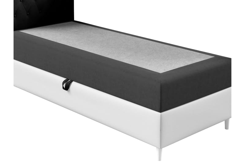 Boisdale Sengeramme 100x200 cm - Grön/Vit - Møbler - Senge - Sengeramme & sengestel