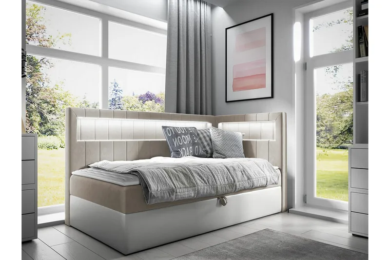 Boisdale Sengeramme 100x200 cm - Møbler - Senge - Sengeramme & sengestel