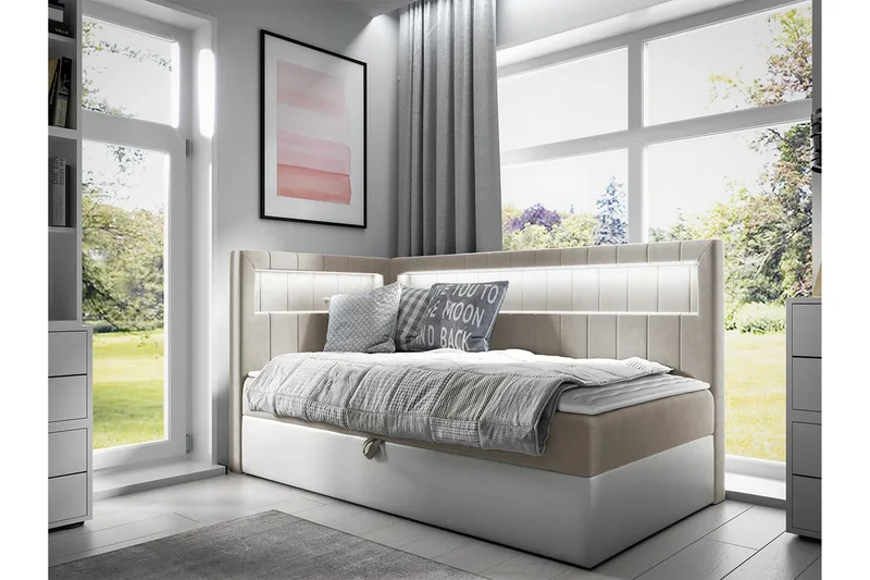 Boisdale Sengeramme 100x200 cm - Møbler - Senge - Sengeramme & sengestel