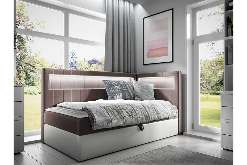 Boisdale Sengeramme 100x200 cm - Møbler - Senge - Sengeramme & sengestel