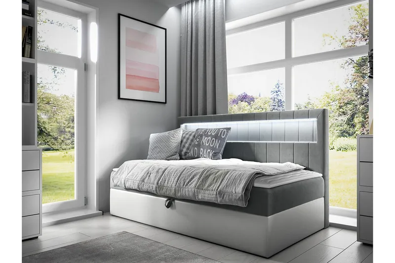 Boisdale Sengeramme 100x200 cm - Møbler - Senge - Sengeramme & sengestel