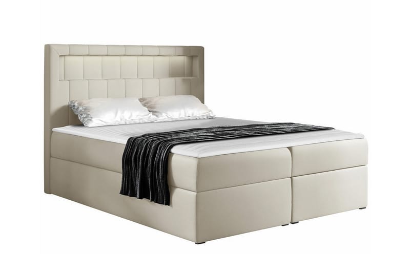 Boisdale Sengeramme 140x200 cm - Beige - Sengeramme & sengestel