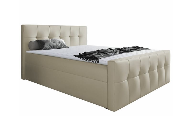 Boisdale Sengeramme 140x200 cm - Beige - Sengeramme & sengestel