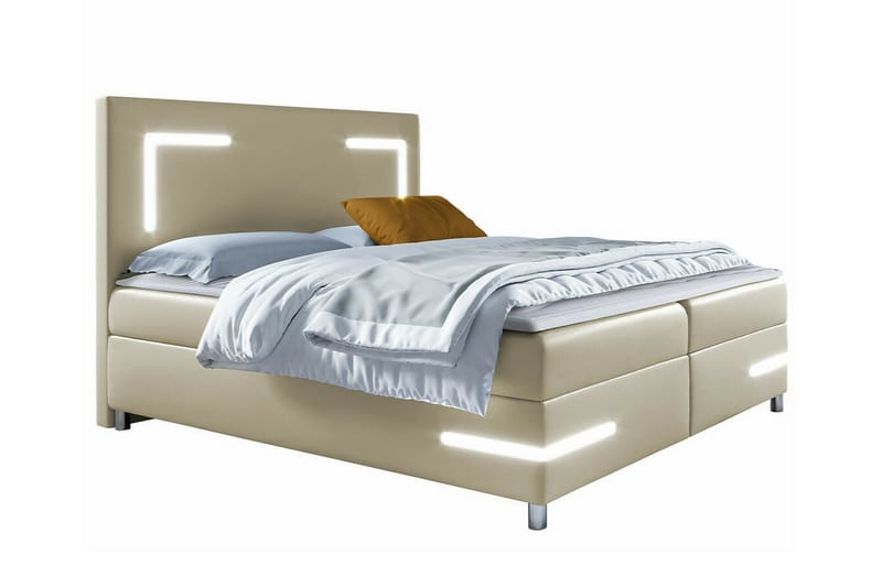 Boisdale Sengeramme 140x200 cm - Beige - Sengeramme & sengestel