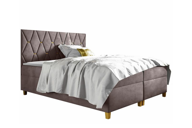 Boisdale Sengeramme 140x200 cm - Brun - Møbler - Senge - Sengeramme & sengestel