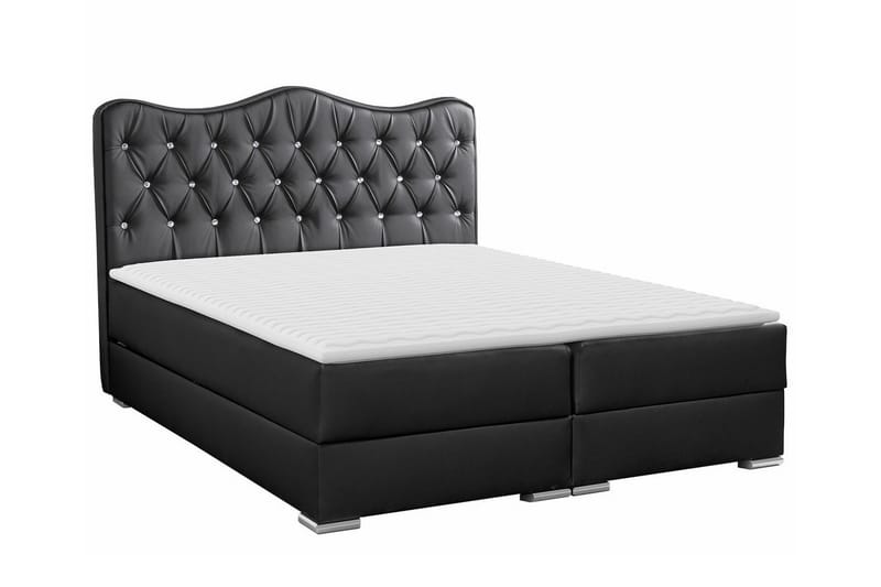 Boisdale Sengeramme 140x200 cm - Sort - Sengeramme & sengestel