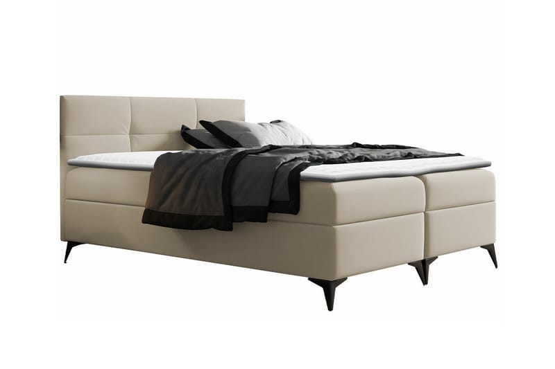Boisdale Sengeramme 160x200 cm - Beige - Møbler - Senge - Sengeramme & sengestel