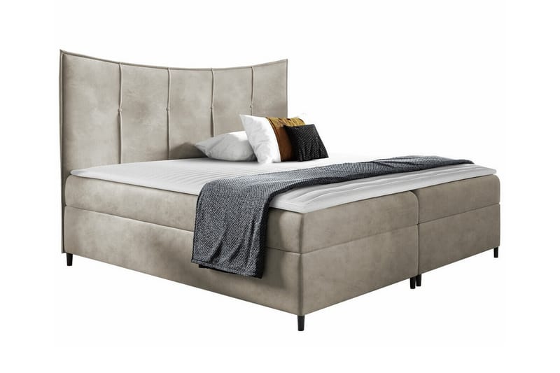 Boisdale Sengeramme 160x200 cm - Beige - Møbler - Senge - Sengeramme & sengestel