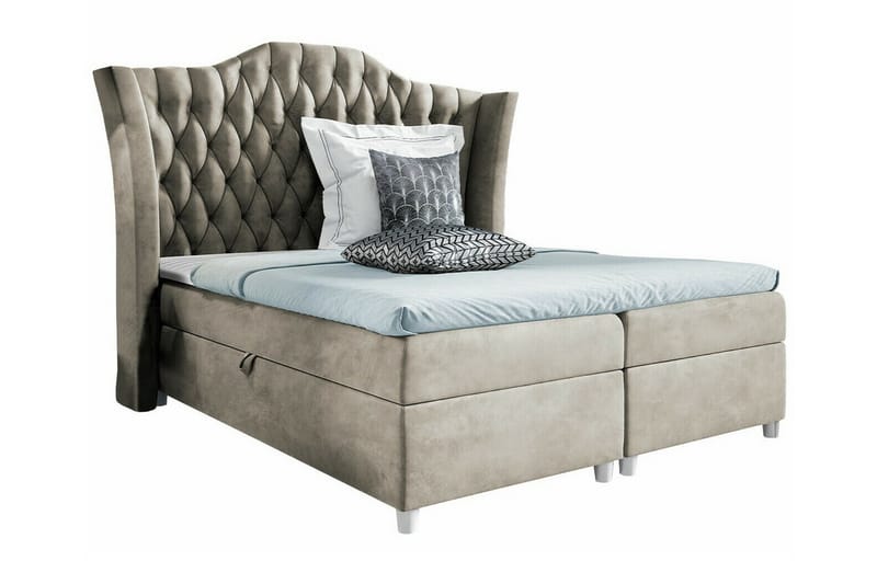 Boisdale Sengeramme 160x200 cm - Beige - Møbler - Senge - Sengeramme & sengestel