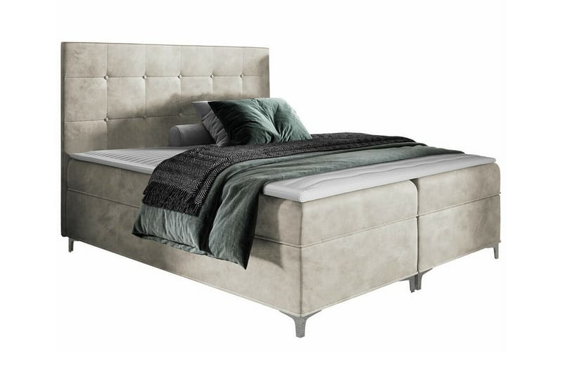 Boisdale Sengeramme 160x200 cm - Beige - Sengeramme & sengestel