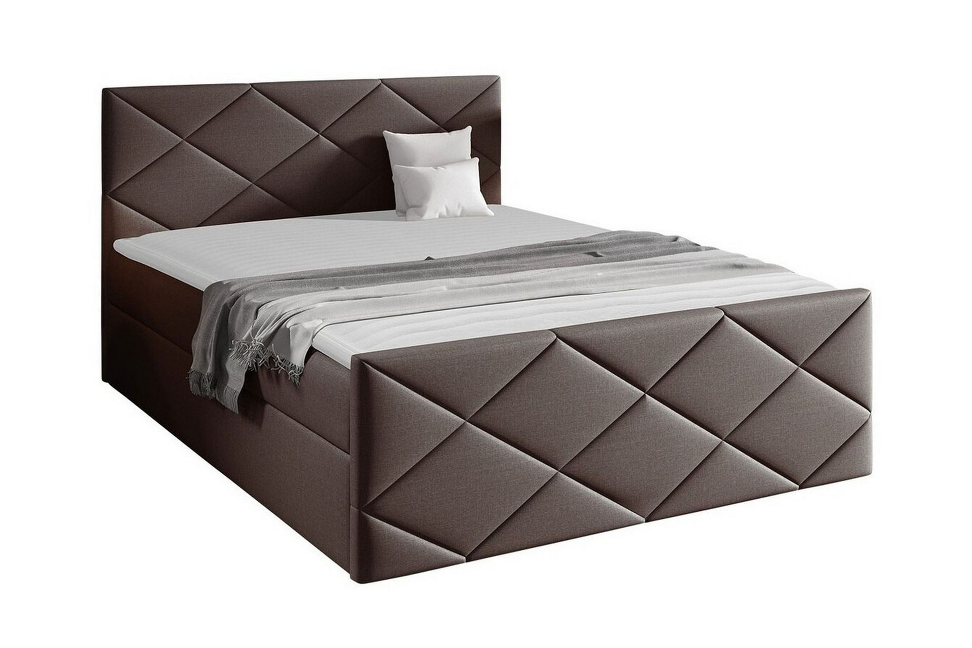 Boisdale Sengeramme 160x200 cm - Brun - Møbler - Senge - Sengeramme & sengestel
