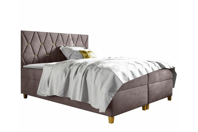 Boisdale Sengeramme 160x200 cm - Brun - Møbler - Senge - Sengeramme & sengestel