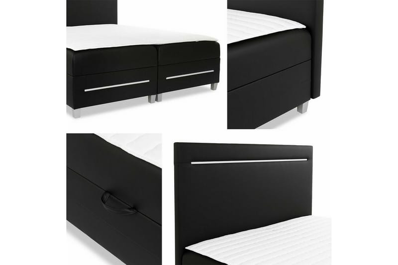 Boisdale Sengeramme 160x200 cm - Hvid - Møbler - Senge - Sengeramme & sengestel
