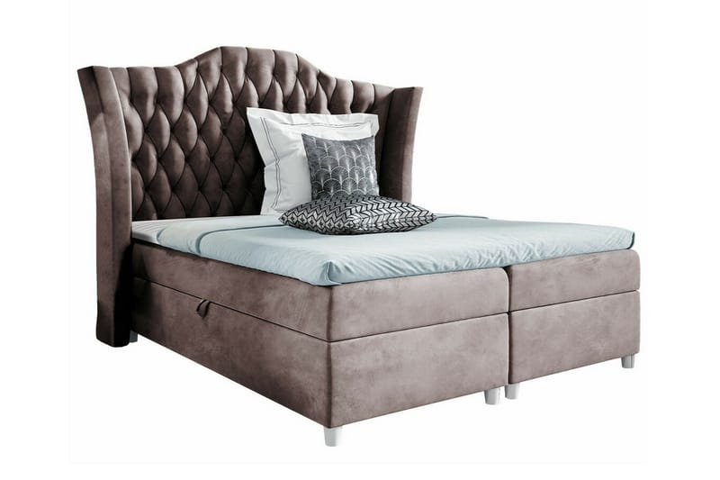 Boisdale Sengeramme 160x200 cm - Lysebrun - Møbler - Senge - Sengeramme & sengestel