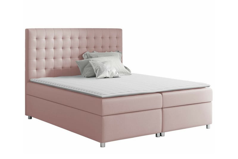 Boisdale Sengeramme 160x200 cm - Lyserødt - Møbler - Senge - Sengeramme & sengestel