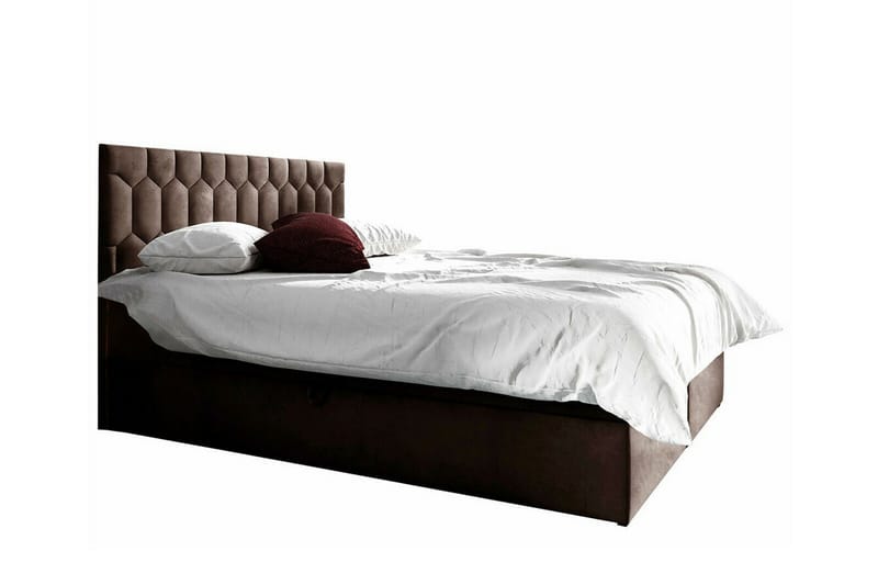 Boisdale Sengeramme 160x200 cm - Mørkebrun - Møbler - Senge - Sengeramme & sengestel