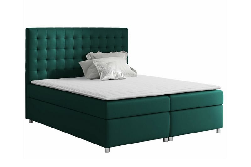 Boisdale Sengeramme 160x200 cm - Mørkegrøn - Møbler - Senge - Sengeramme & sengestel