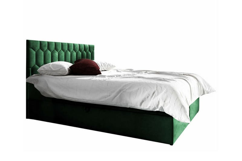 Boisdale Sengeramme 160x200 cm - Mørkegrøn - Møbler - Senge - Sengeramme & sengestel