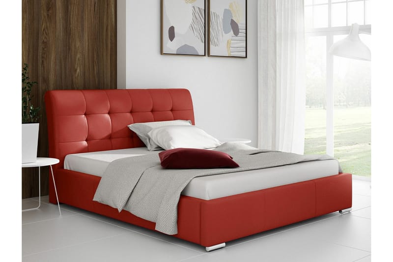 Boisdale Sengeramme 160x200 cm - Orange - Møbler - Senge - Sengeramme & sengestel