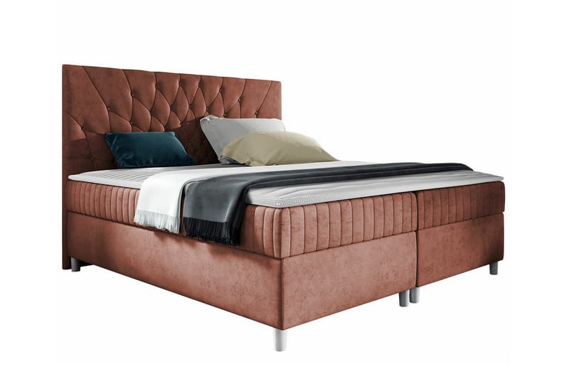 Boisdale Sengeramme 160x200 cm - Orange - Møbler - Senge - Sengeramme & sengestel