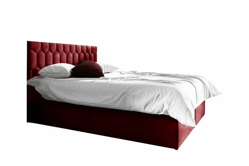 Boisdale Sengeramme 160x200 cm - Rød - Møbler - Senge - Sengeramme & sengestel