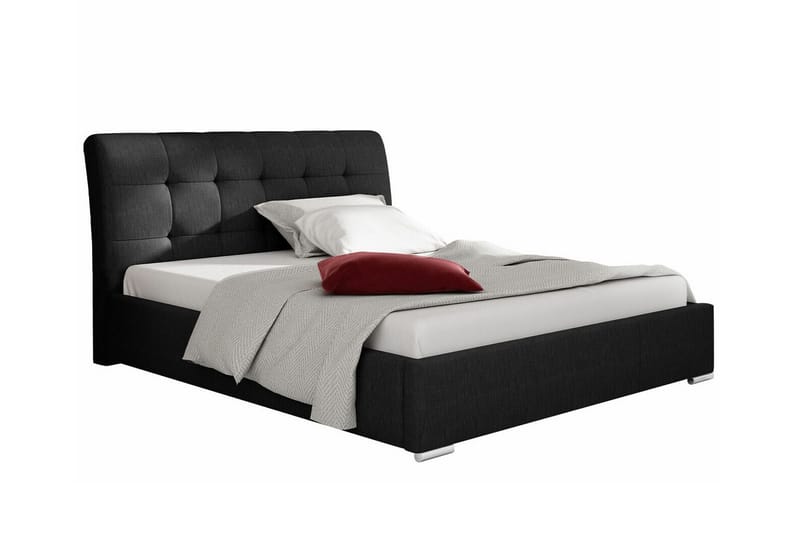 Boisdale Sengeramme 160x200 cm - Sort - Møbler - Senge - Sengeramme & sengestel