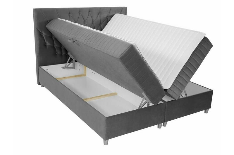 Boisdale Sengeramme 160x200 cm - Sort - Møbler - Senge - Sengeramme & sengestel