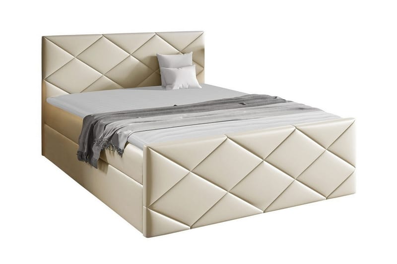 Boisdale Sengeramme 180x200 cm - Beige - Sengeramme & sengestel