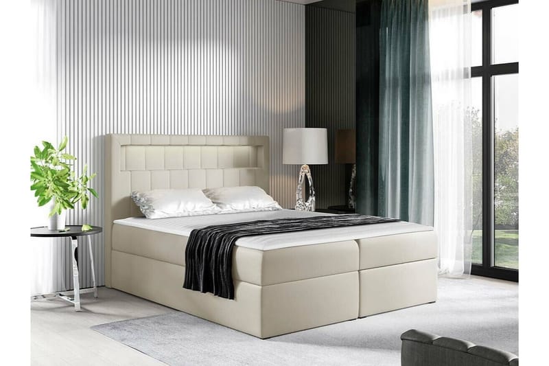 Boisdale Sengeramme 180x200 cm - Beige - Sengeramme & sengestel