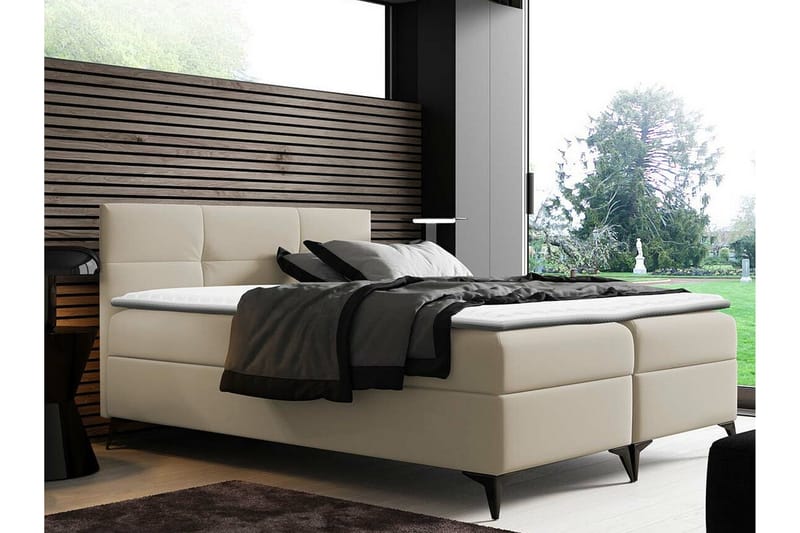 Boisdale Sengeramme 180x200 cm - Beige - Sengeramme & sengestel