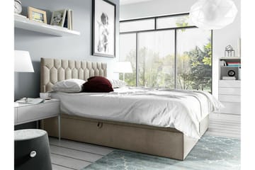 Boisdale Sengeramme 180x200 cm - Beige - Møbler - Senge - Sengeramme & sengestel