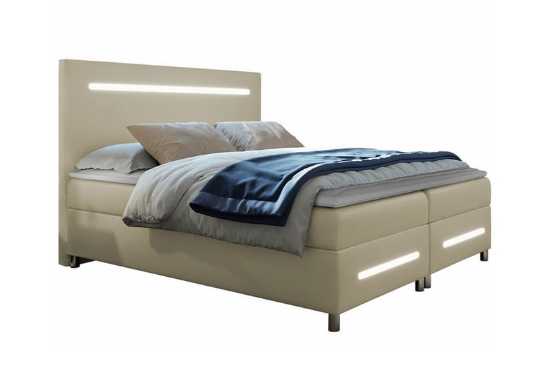 Boisdale Sengeramme 180x200 cm - Beige - Sengeramme & sengestel