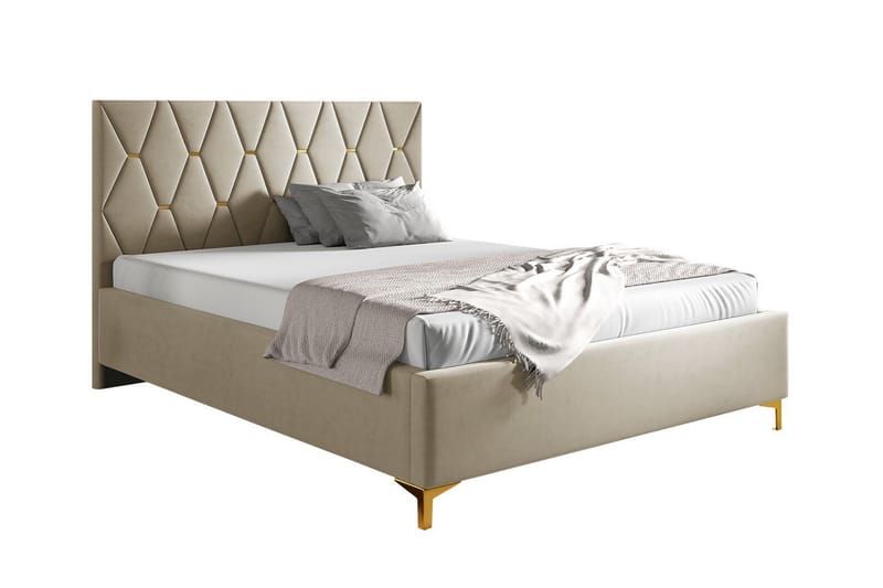 Boisdale Sengeramme 180x200 cm - Beige - Sengeramme & sengestel