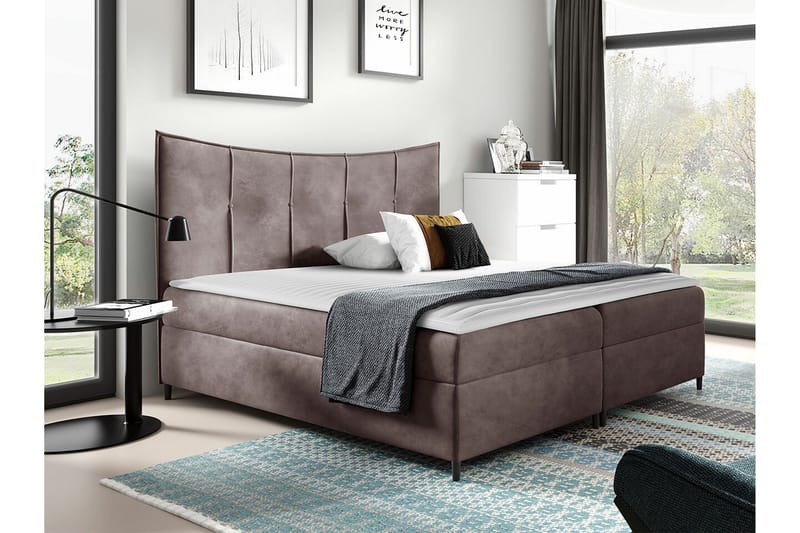 Boisdale Sengeramme 180x200 cm - Brun - Møbler - Senge - Sengeramme & sengestel