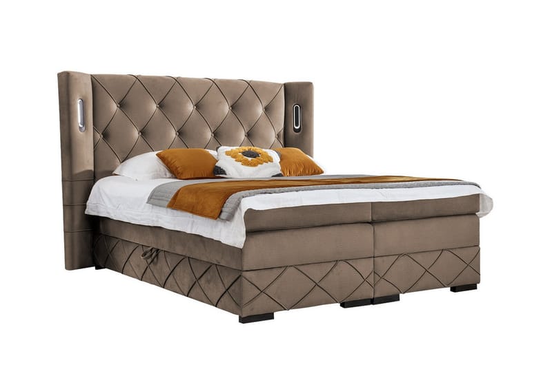 Boisdale Sengeramme 180x200 cm - Brun - Sengeramme & sengestel