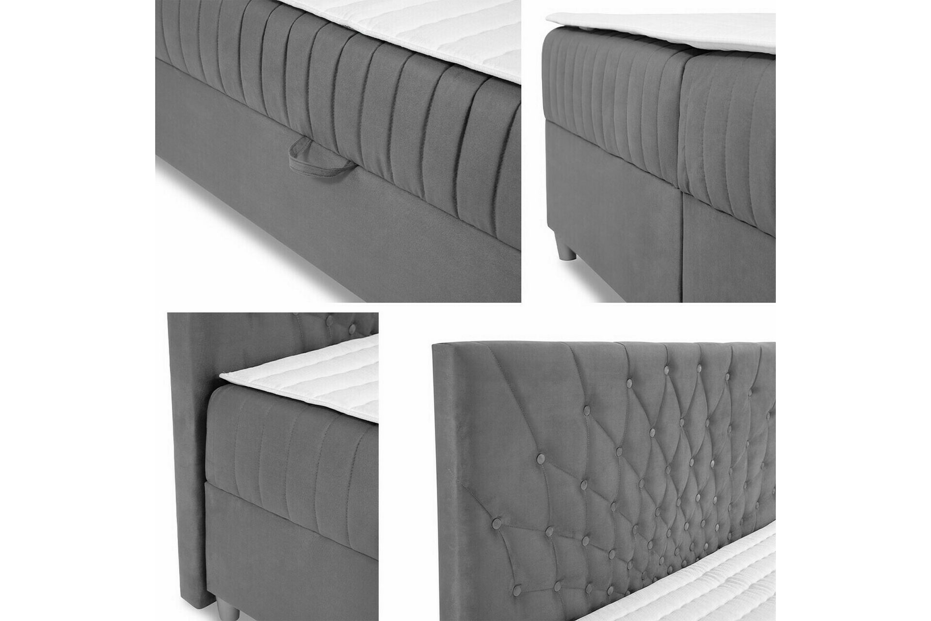 Boisdale Sengeramme 180x200 cm - Gul - Møbler - Senge - Sengeramme & sengestel