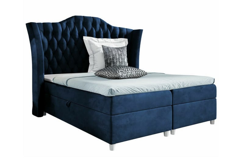 Boisdale Sengeramme 180x200 cm - Mørkeblå - Møbler - Senge - Sengeramme & sengestel