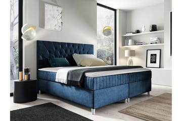 Boisdale Sengeramme 180x200 cm - Mørkeblå - Møbler - Senge - Sengeramme & sengestel