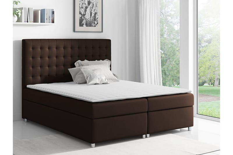 Boisdale Sengeramme 180x200 cm - Mørkebrun - Møbler - Senge - Sengeramme & sengestel