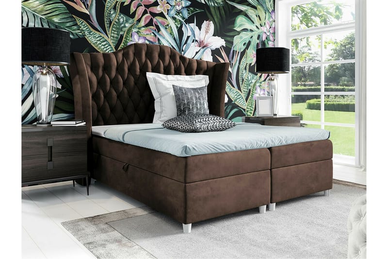 Boisdale Sengeramme 180x200 cm - Mørkebrun - Møbler - Senge - Sengeramme & sengestel