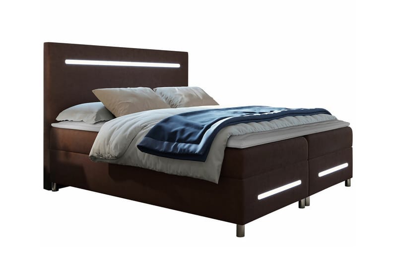 Boisdale Sengeramme 180x200 cm - Mørkebrun - Møbler - Senge - Sengeramme & sengestel